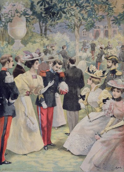 Une fête de jardin à l